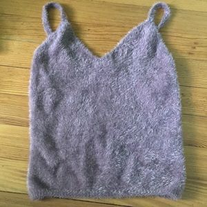 Fuzzy tank top